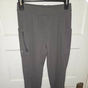 Willit Equestrian Riding Leggings Womens XL Gray - Full Seat Grip w/ Pockets